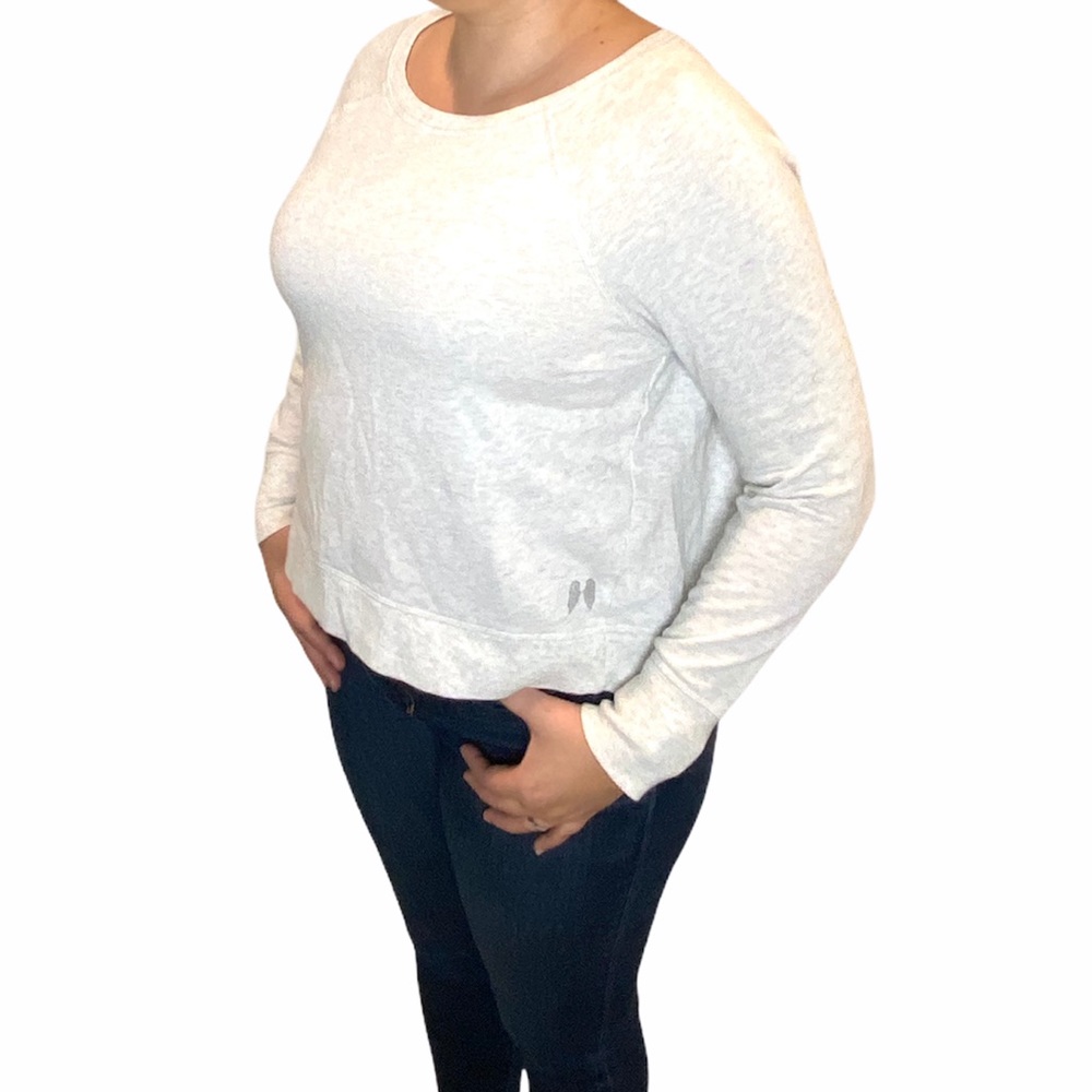 Victorias Secret Long Sleeves Open Back Knit Top